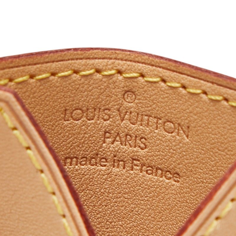 Louis Vuitton Card Case Trunk Beige Leather — view 6
