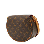 Louis Vuitton Monogram Tambourine Crossbody Shoulder Bag Brown Leather — view 2