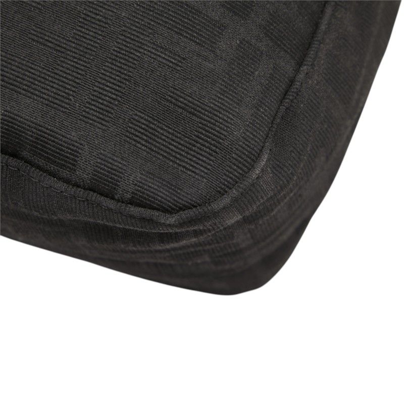 Fendi Zucchino Mamma Bucket Handbag Black Canvas Leather — view 4