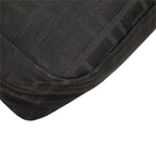 Fendi Zucchino Mamma Bucket Handbag Black Canvas Leather — view 5