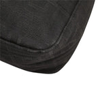 Fendi Zucchino Mamma Bucket Handbag Black Canvas Leather — view 6