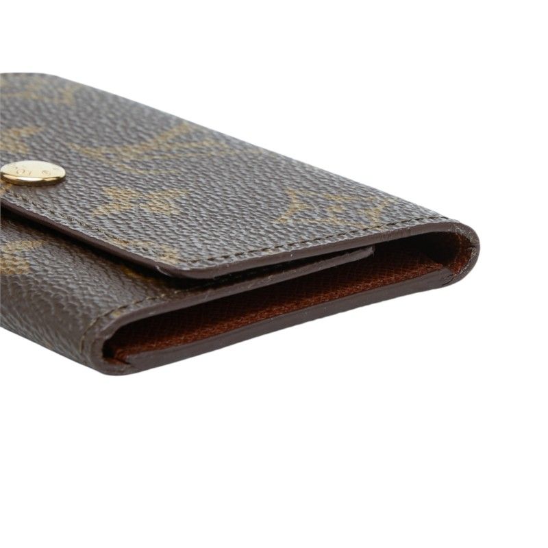 Louis Vuitton Monogram Multicles 6 Key Case Brown Leather Key Holder — view 4