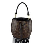 Louis Vuitton Shoulder Bag Monogram Fringed Noe — view 3
