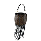 Louis Vuitton Shoulder Bag Monogram Fringed Noe