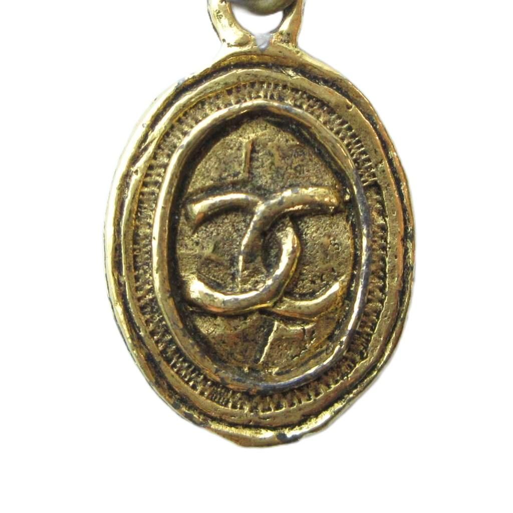 Chanel /mq ■oh Necklace Gold — view 2