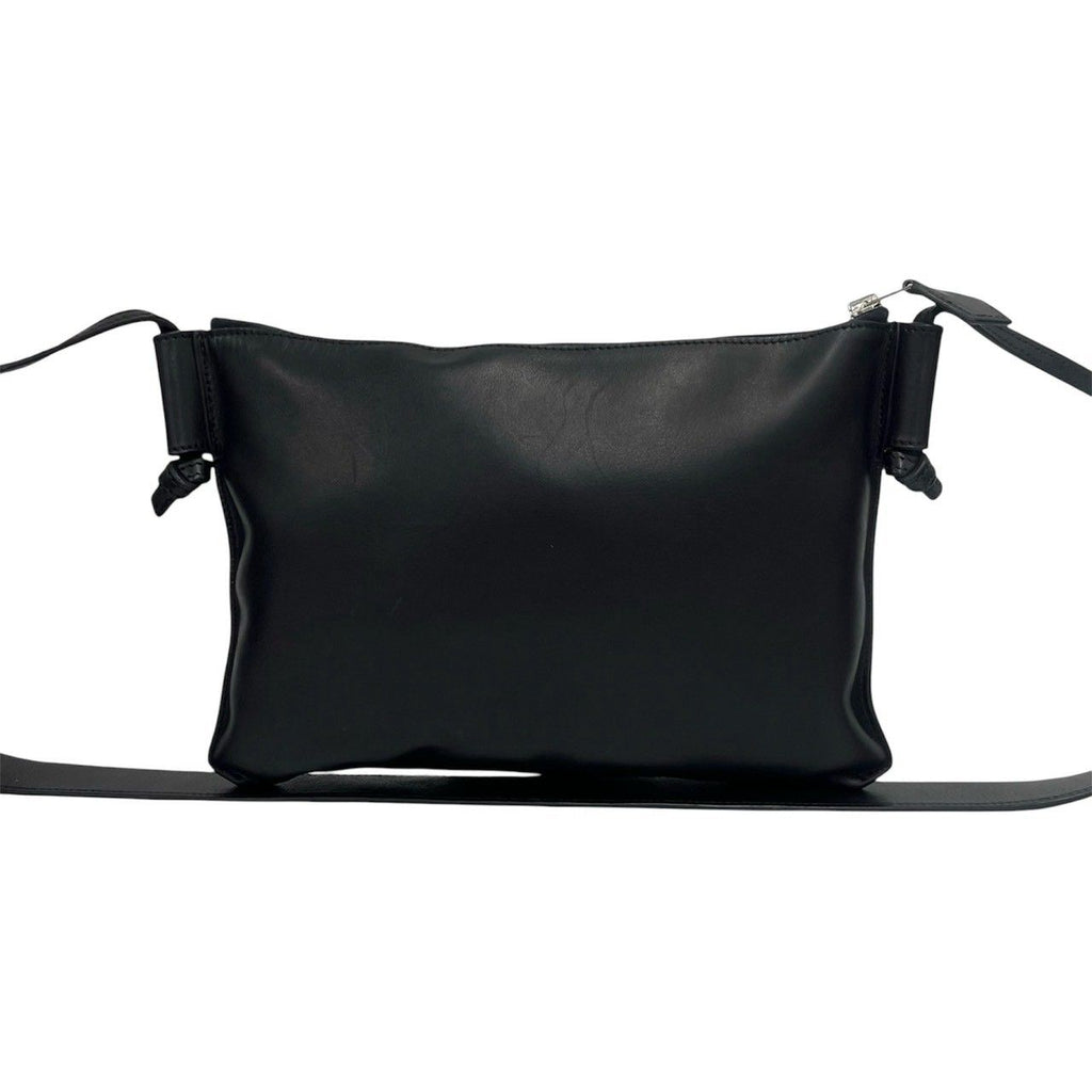 Hermes Ultrapla Evercolor Leather Shoulder Bag Pochette Crossbody Black — view 3