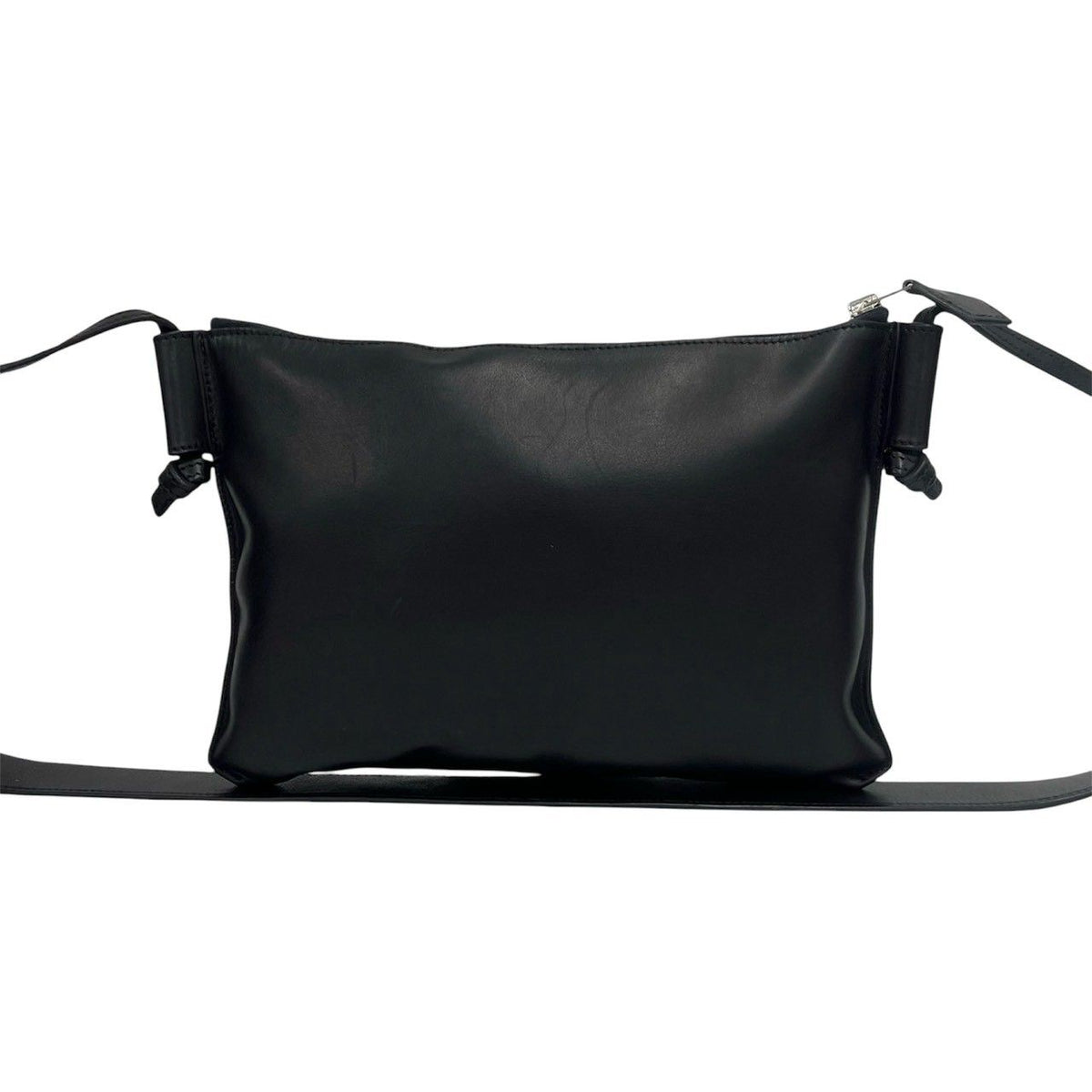 Hermes Ultrapla Evercolor Leather Shoulder Bag Pochette Crossbody Black — view 3
