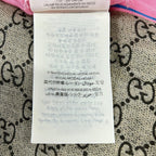 Gucci Shawl GG&be Dark Brown Gold Multi Silk Scarf — view 3