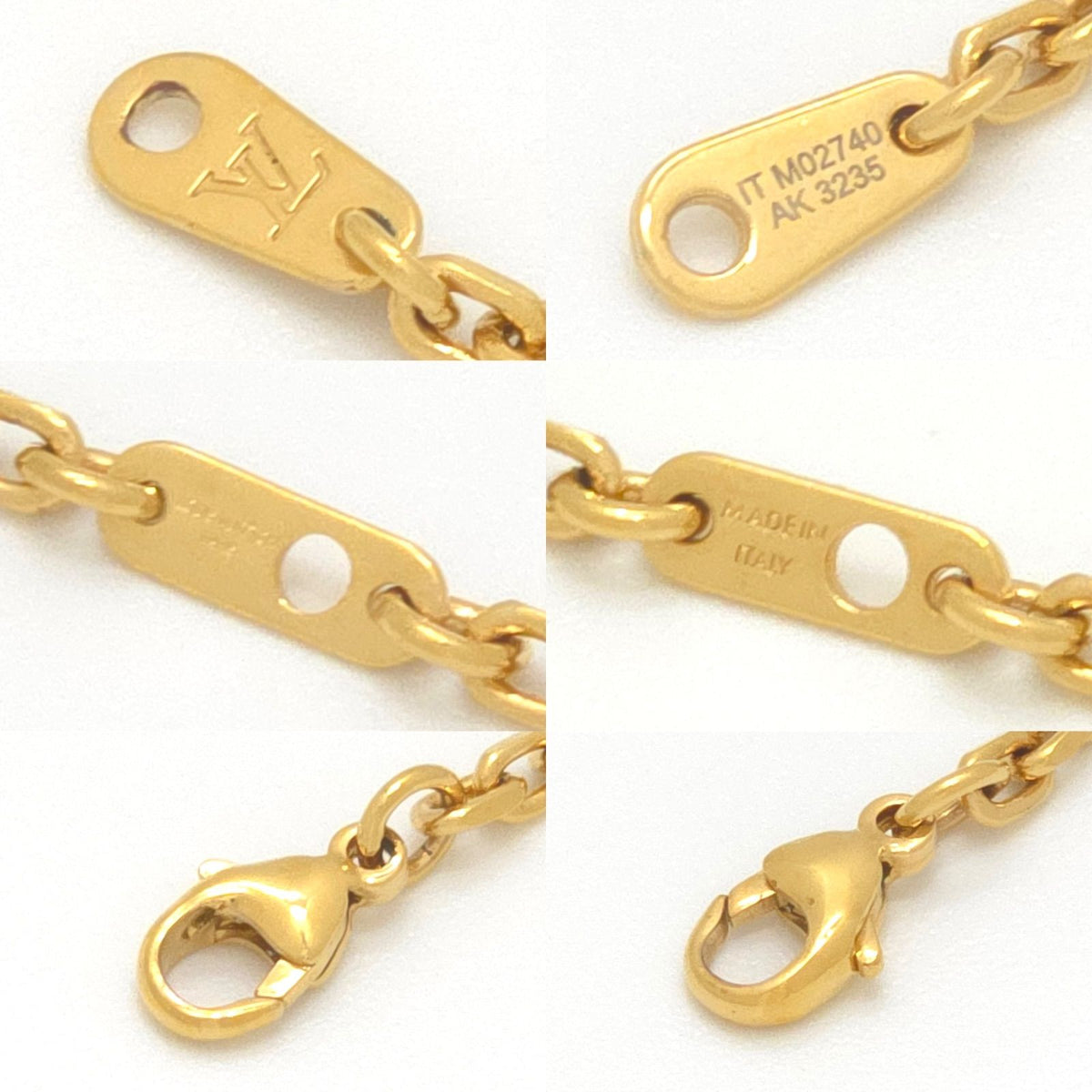 Louis Vuitton Chain LV Yours Gold Colored Metal Length 55.7 LV Signature — view 5