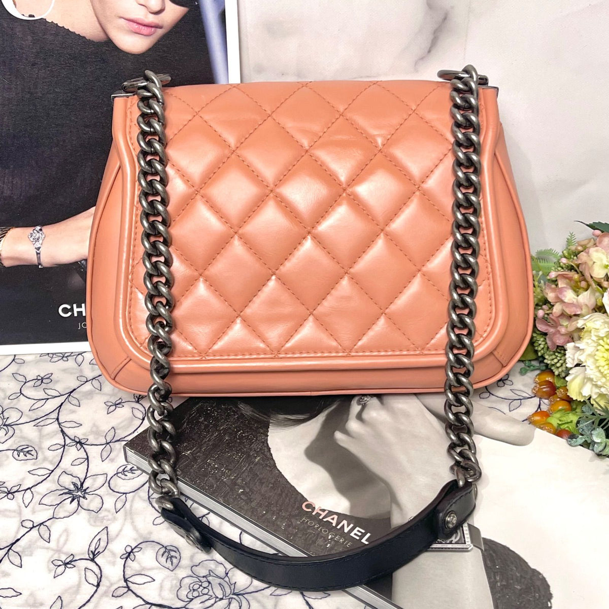 Chanel Prestige Quilted Chain Shoulder Bag — view 2