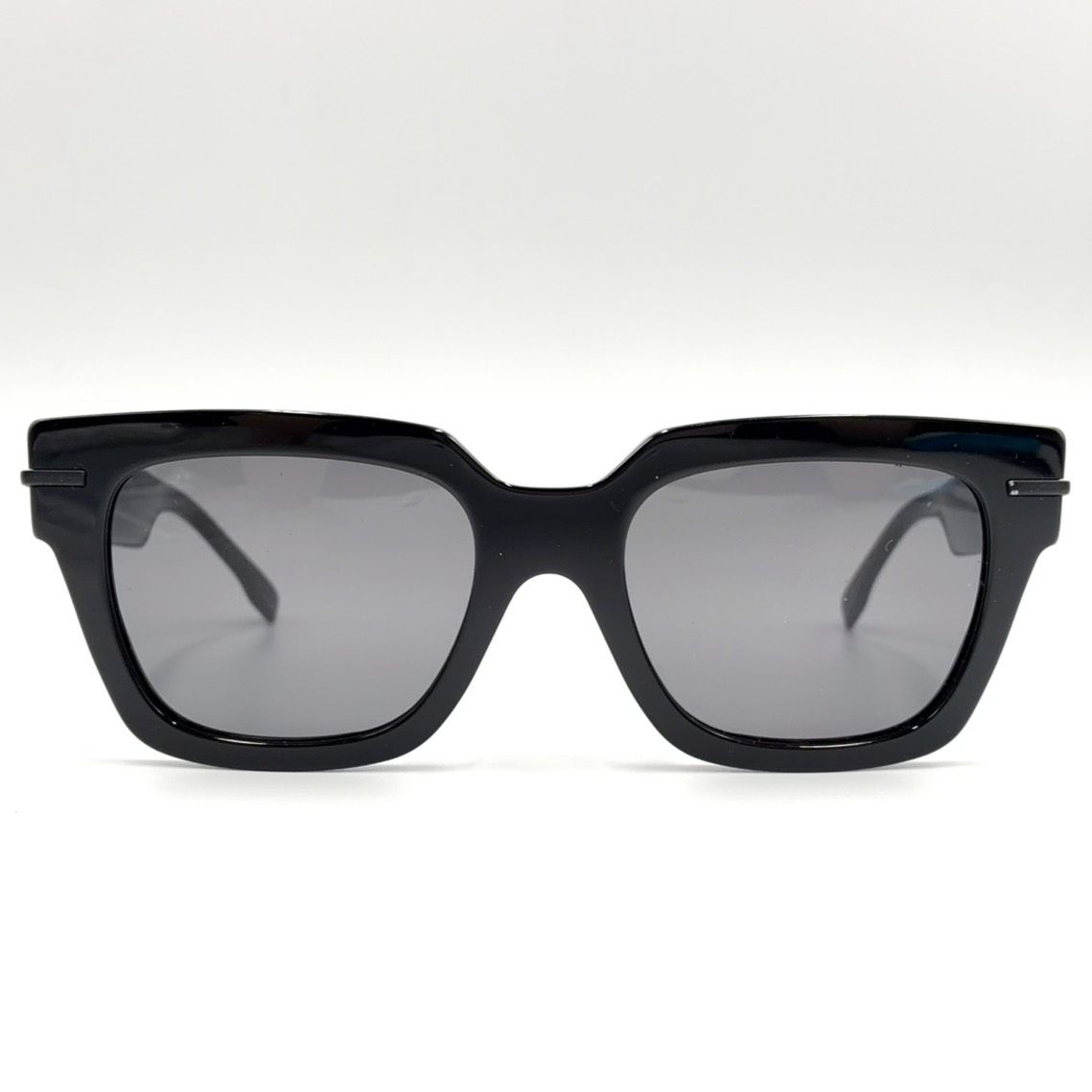 Fendi Graphy Acetate Gray Black Sunglasses Eyewear