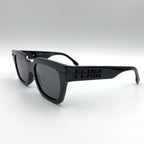Fendi Graphy Acetate Gray Black Sunglasses Eyewear — view 2