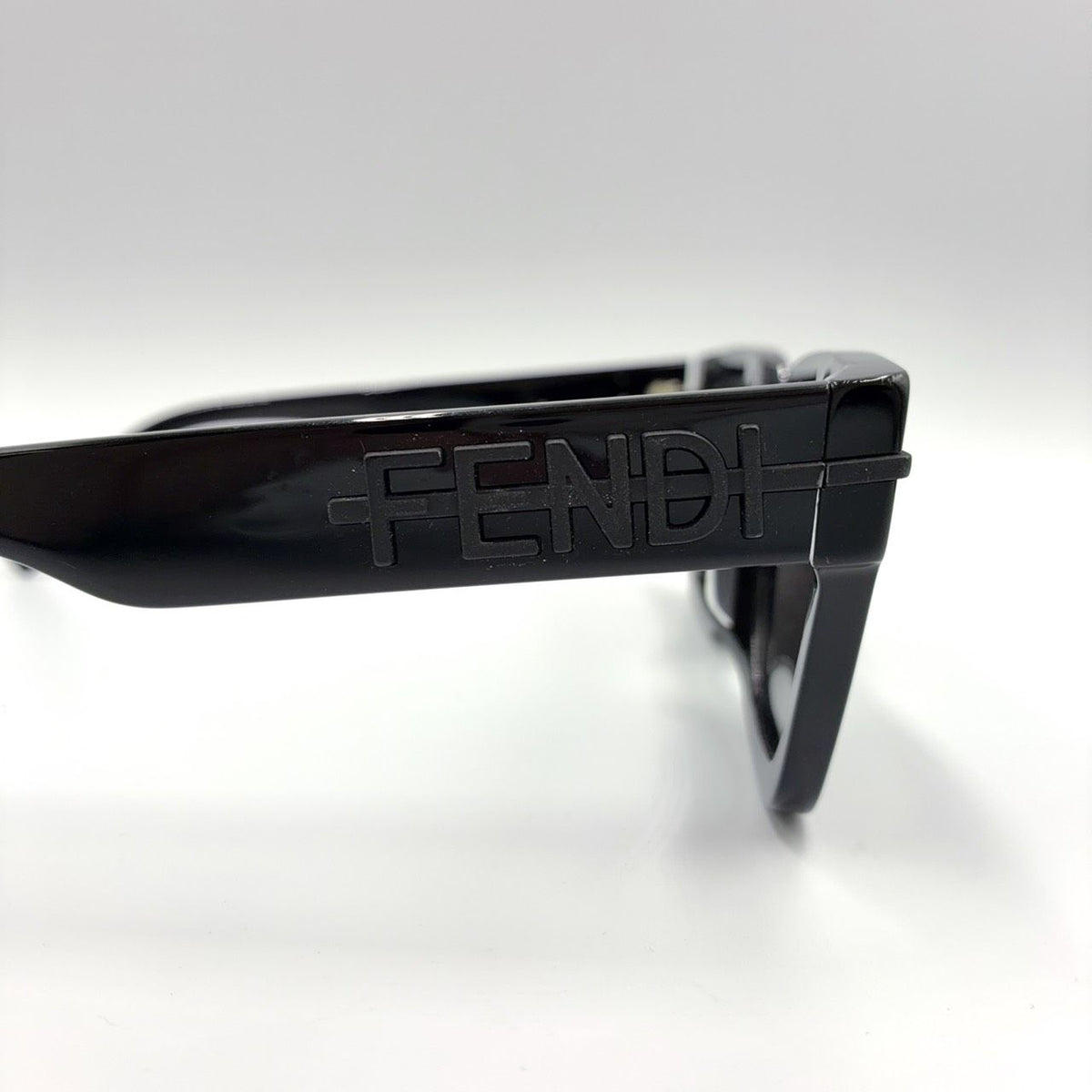 Fendi Graphy Acetate Gray Black Sunglasses Eyewear — view 6