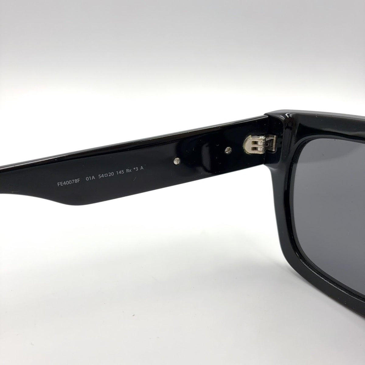 Fendi Graphy Acetate Gray Black Sunglasses Eyewear — view 4