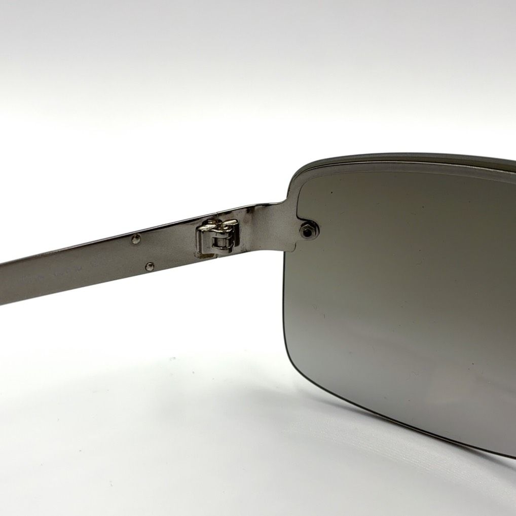 Gucci Interlocking G Logo Acetate Metal Gray Silver Black Sunglasses Eyewear — view 8