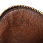 Louis Vuitton Porte Monnaie Rond Monogram Brown Coin Purse Gold — view 4