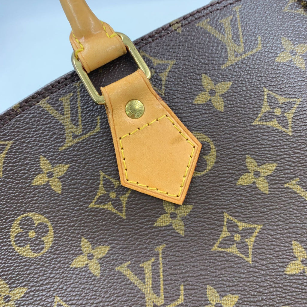 Louis Vuitton Alma PM Monogram Leather Brown Light Handbag Gold — view 7