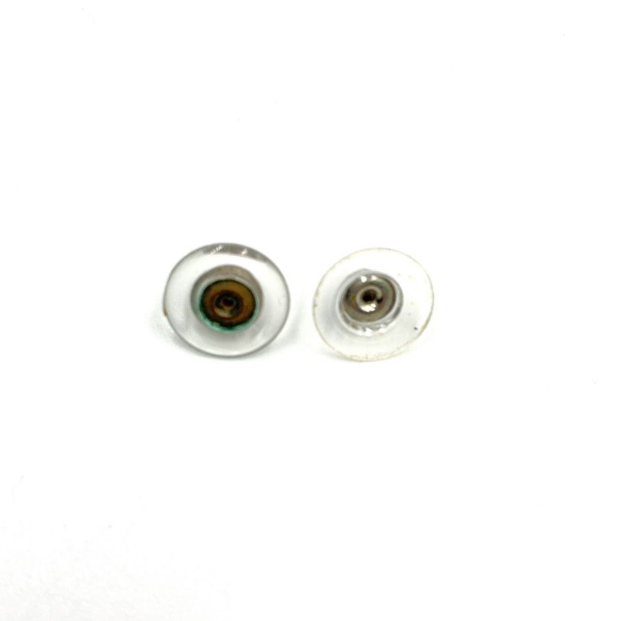 Chanel No 5 Rhinestone Square Gold Pink Earrings — view 5