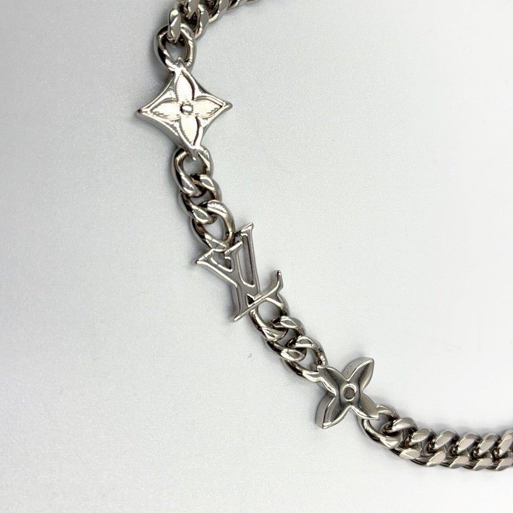 Louis Vuitton Monogram Low Metal Silver Bracelet — view 3
