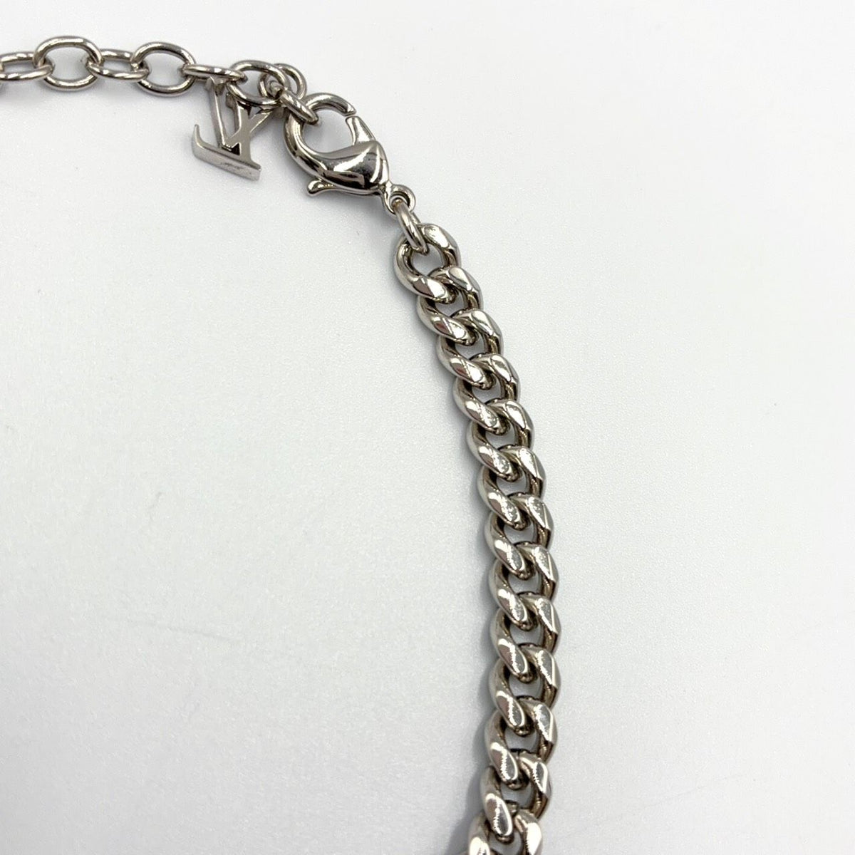 Louis Vuitton Monogram Low Metal Silver Bracelet — view 5