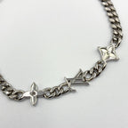 Louis Vuitton Monogram Low Metal Silver Bracelet — view 2