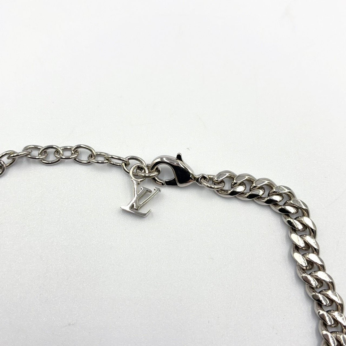 Louis Vuitton Monogram Low Metal Silver Bracelet — view 4