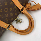 Louis Vuitton Keepall Bandouliere 50 Monogram Leather Brown Light Boston Bag — view 5