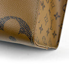 Louis Vuitton On The Go MM Tote Bag 2-Way Monogram Reverse Brown — view 3