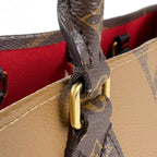 Louis Vuitton On The Go MM Tote Bag 2-Way Monogram Reverse Brown — view 5