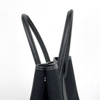 Hermes Tote Bag Garden Party PM Toile Officier Black — view 5
