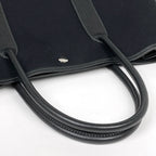 Hermes Tote Bag Garden Party PM Toile Officier Black — view 6