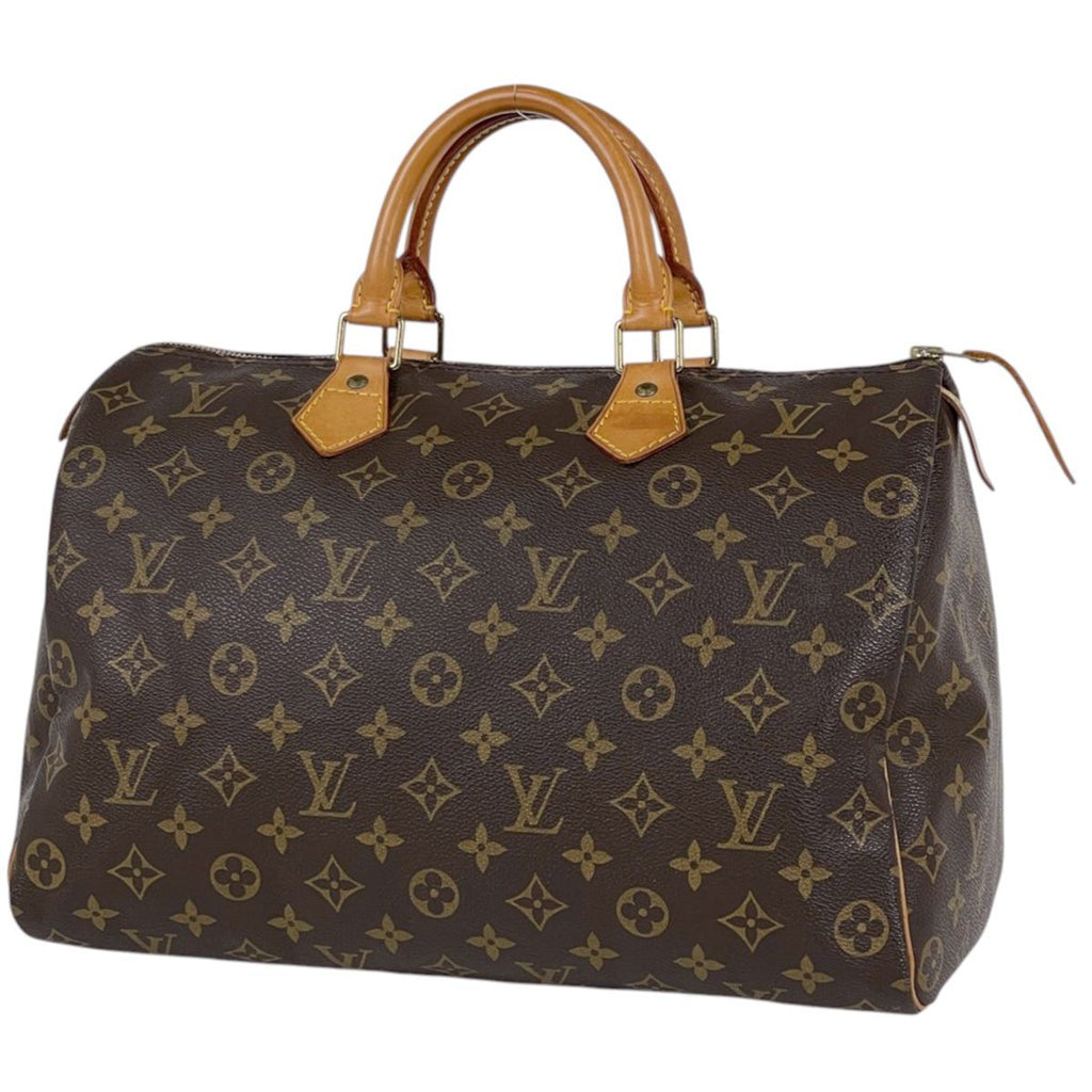 Louis Vuitton Speedy 35 Handbag Monogram Brown