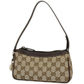 Gucci Handbag GG Pattern Canvas Beige Brown