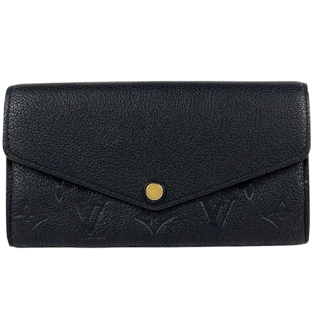 Louis Vuitton Portefeuille Sarah Wallet Bifold Monogram Empreinte Noir