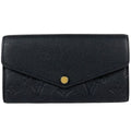 Louis Vuitton Portefeuille Sarah Wallet Bifold Monogram Empreinte Noir