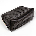 Bottega Veneta Makeup Pouch Intrecciato Leather Brown — view 2