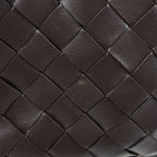 Bottega Veneta Makeup Pouch Intrecciato Leather Brown — view 5