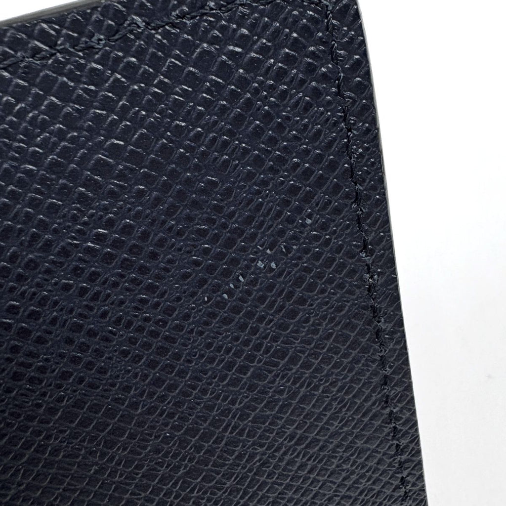 Louis Vuitton Portefeuille Brazza NM Wallet Bicolor Taiga Navy Bordeaux — view 4