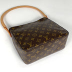 Louis Vuitton Looping MM Shoulder Bag Monogram Brown — view 2
