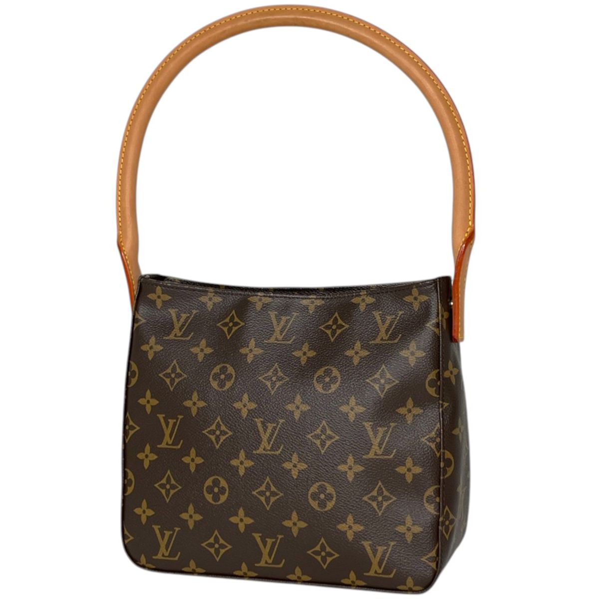 Louis Vuitton Looping MM Shoulder Bag Monogram Brown