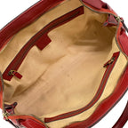 Gucci Handbag Medium Top Handle Tote Bordeaux Cat Head Leather — view 7