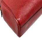 Gucci Handbag Medium Top Handle Tote Bordeaux Cat Head Leather — view 6