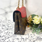 Louis Vuitton Saint Placide Chain Shoulder Bag Monogram Red — view 7