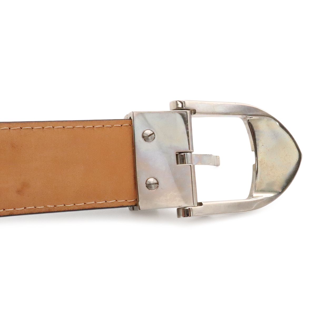 Louis Vuitton Epi Ceinture Classic Belt Noir Black Silver 90 — view 4