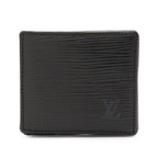 Louis Vuitton Epi Porte Monnaie Boite Coin Purse Square Shape Leather Noir Black