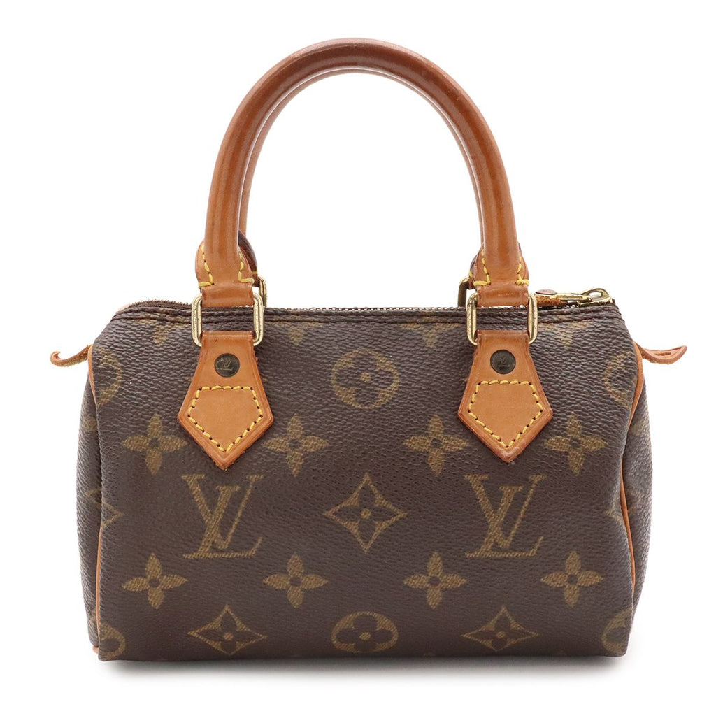 Louis Vuitton Monogram Mini Speedy Mini Bag Pouch Case