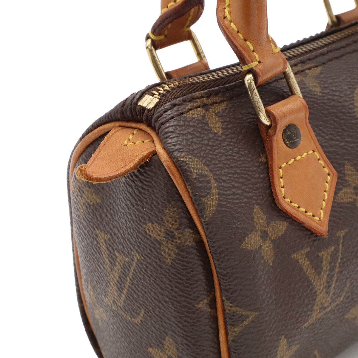 Louis Vuitton Monogram Mini Speedy Mini Bag Pouch Case — view 6