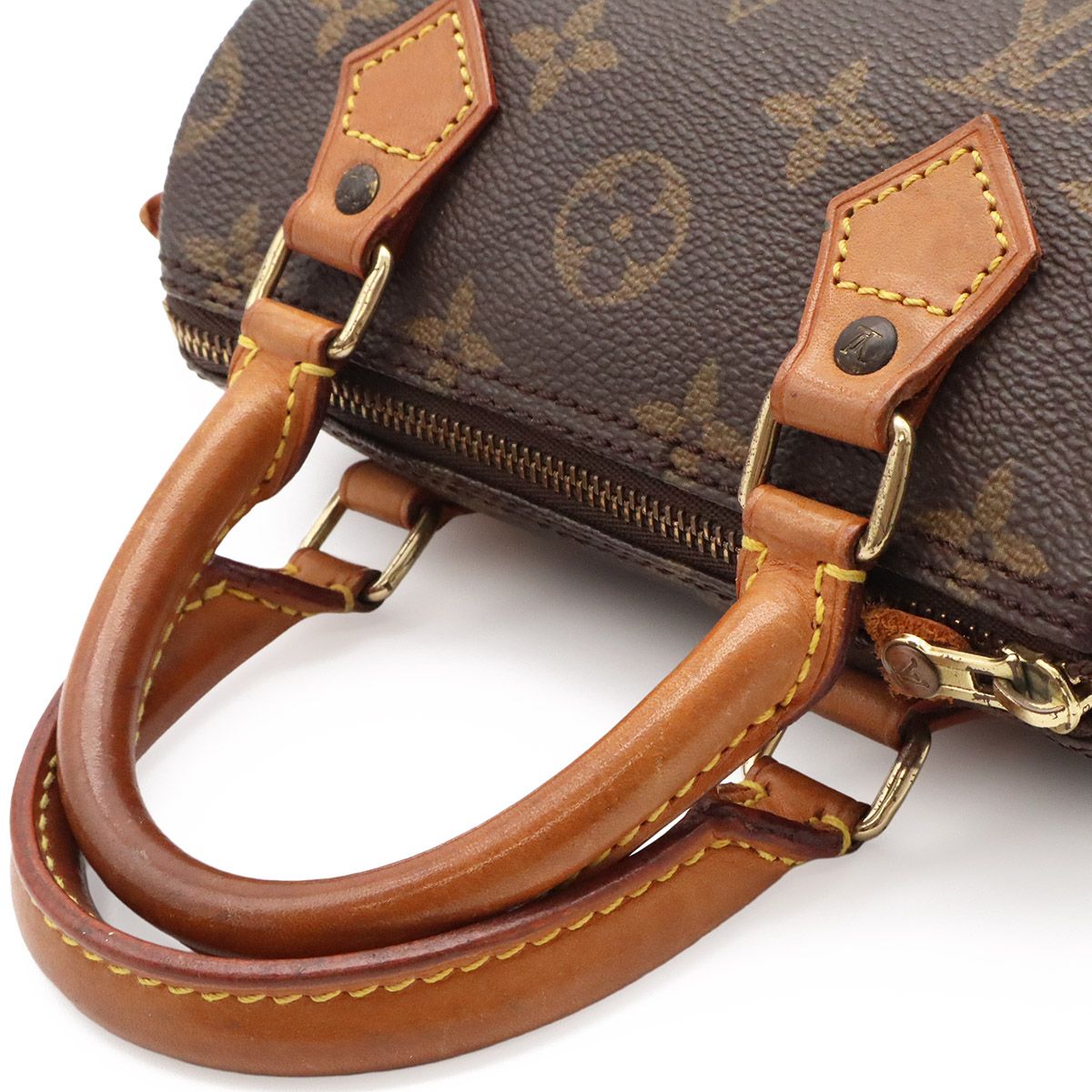 Louis Vuitton Monogram Mini Speedy Mini Bag Pouch Case — view 4