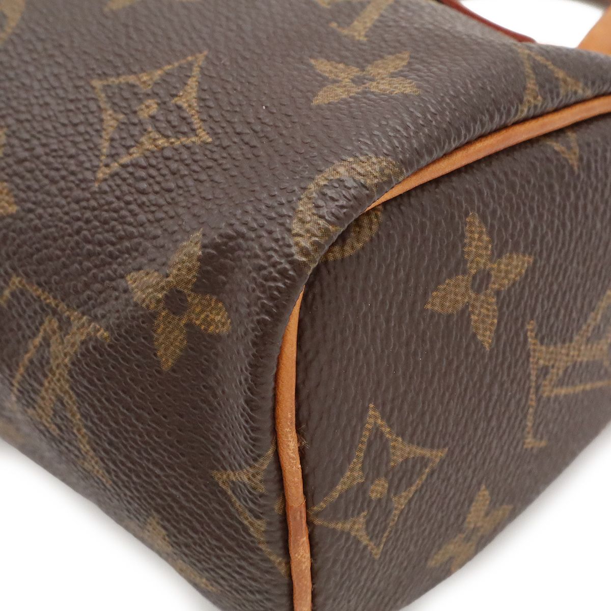 Louis Vuitton Monogram Mini Speedy Mini Bag Pouch Case — view 3