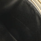 Celine Trio Large Shoulder Bag Pochette Crossbody Pouch Leather Gray Gold — view 8